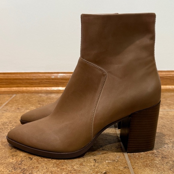 Jeffrey Campbell DUNCANN Boots Tan Brown 10 Classic Capsule Wardrobe Fall Staple - Picture 5 of 11